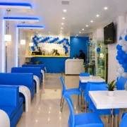 Premium Café Lounge & Customer Seating Interior